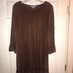 Brown boutique dress